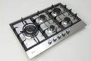 Euro Appliances 75cm Gas  Cooktop ECT75G5X