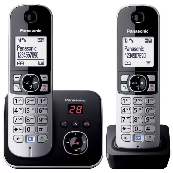 Panasonic Cordless Phone plus 1 Handset KX-TG6822ALB