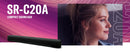 YAMAHA SR-C20 COMPACT SOUNDBAR WITH BUILT-IN SUBWOOFERS BLACK