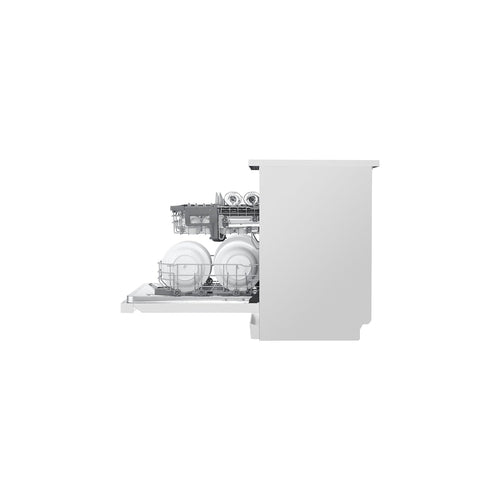 LG XD5B14WH QuadWash® Dishwasher in White Finish with 14 Place Settings