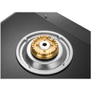 Robam B410 Black Glass Cook Top with 4 Defendi Gas Burners Burner