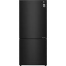 LG GB455BTL 420L Bottom Mount Fridge Black GB-455BTL