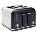 Morphy Richards 242041 Midnight Blue Accents 4 Slice Toaster
