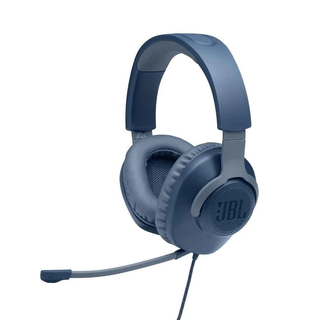 JBL Quantum 100 Wired Over Ear Gaming Headset Blue 4880801