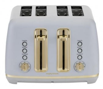 Morphy Richards Rose Gold Maroon Accents 4 Slice Toaster 242043