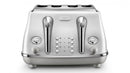 Delonghi Icona Capitals 4 Slice Toaster Sydney White CTOC4003W