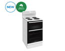 Westinghouse 54cm White Electric Freestanding Cooker with Coil Hob WLE522WC