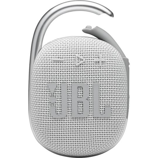 JBL Clip 4 Portable Bluetooth Speaker White 5059179
