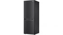 LG GB335MBL 335L Bottom Mount Fridge with Door Cooling in Matte Black Finish