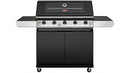 Beefeater 1200 Series 5 Burner LPG BBQ Side Burner Black BMG1251BB