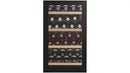 Vintec 35 Bottle Single Zone Wine Cabinet Black Glass VWS035SBB-X
