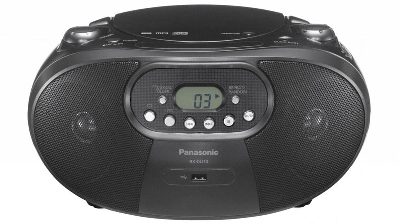 Panasonic DU10 AM/FM Portable Radio with CD & USB Playback RXDU10GNK