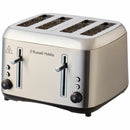 Russell Hobbs RHT514BRU Addison 4 Slice Toaster Brushed Stainless Steel