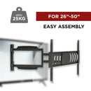 Teco Wall Mount Fit 19"- 50" TV 2 Pivot Monitor Arm 25kgs WM2550TSA