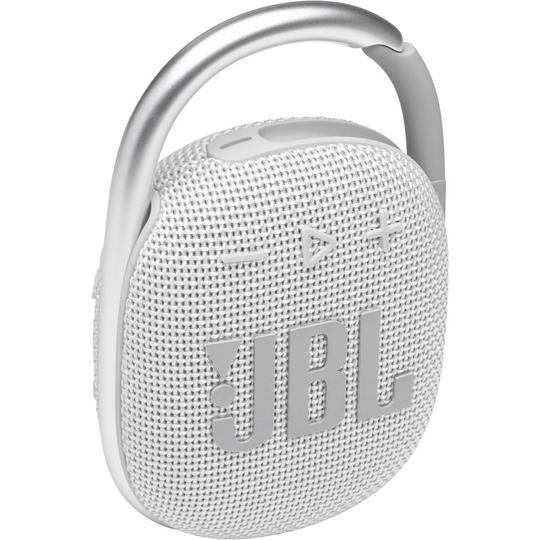 JBL Clip 4 Portable Bluetooth Speaker White 5059179