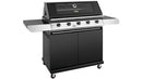 BeefEater 1200 5 Burner BBQ Side Burner Black BMG1251BB