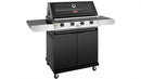 BeefEater 1200 Series 4 Burner BBQ Side Burner Black BMG1241BB