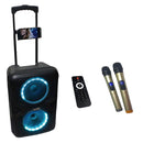 Abrato Bluetooth Karaoke Powered Speaker 40 Watts RMS S-2802