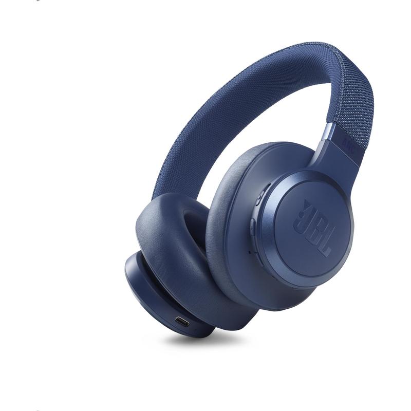 JBL Live 660 Noise Cancelling Over Ear Headphones Blue 5083990