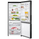 LG 454L Bottom Mount Fridge with Door Cooling in Matte Black Finish GB455MBL