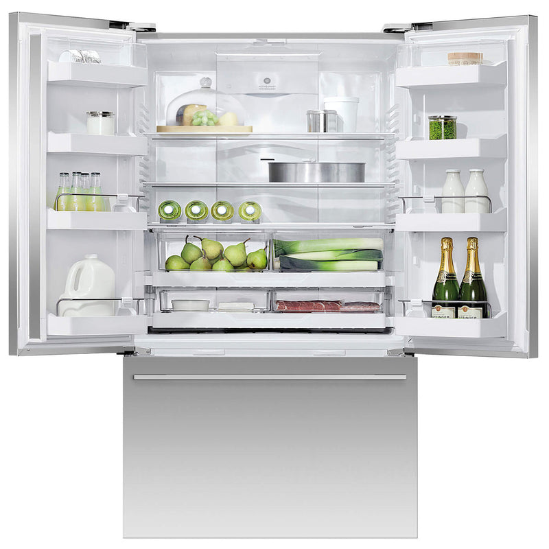 Fisher & Paykel 569L Stainless Steel French Door Fridge RF610ADX5