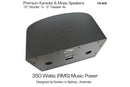 Sonken 12" Premium Passive Music Karaoke Speakers 350 Watts RMS CS-612