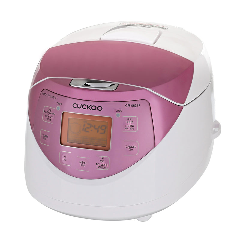 Cuckoo 6 Cup Electric Rice Cooker Fuzzy Series CR-0631F