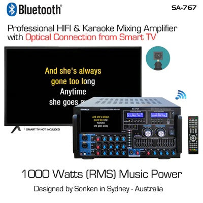 Sonken SA-767 Karaoke Mixing Amplifier Bluetooth SA-767