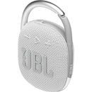 JBL Clip 4 Portable Bluetooth Speaker White 5059179