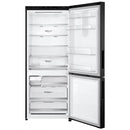 Inside View of LG GB455MBL Bottom Mount Refrigerator