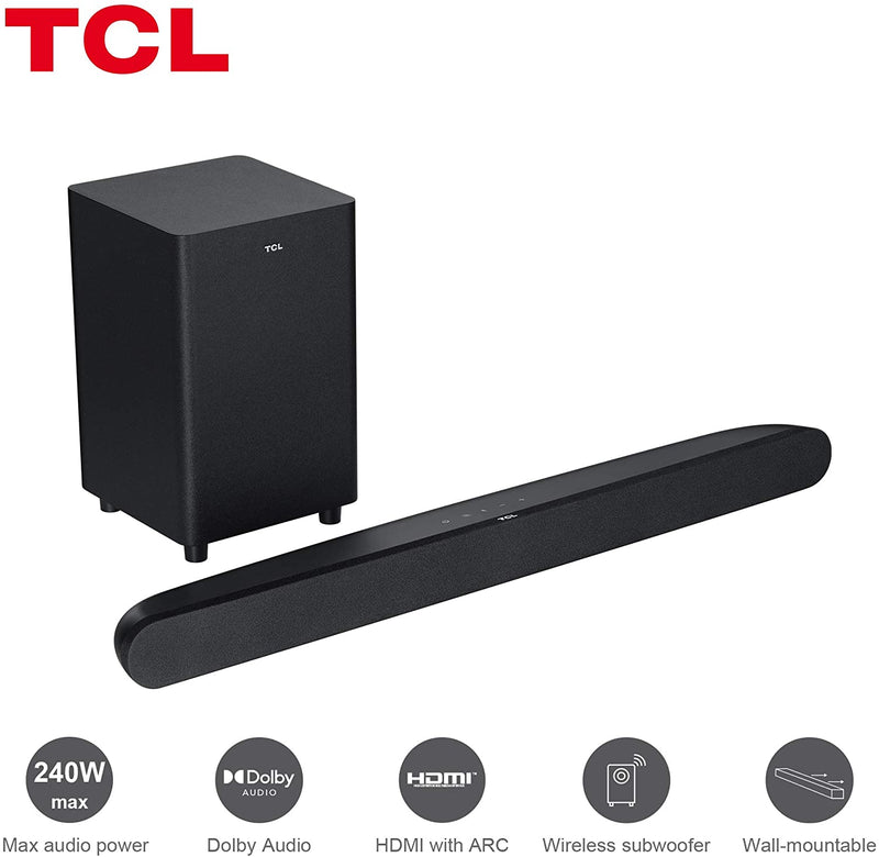 TCL Sound Bar Wireless Subwoofers Bluetooth