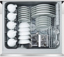Fisher & Paykel DishDrawer Double Dishwasher DD60DCX9 with plates inside