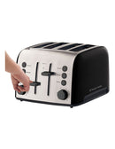 Russell Hobbs RHT94BLK Brooklyn 4-Slice Toaster Black