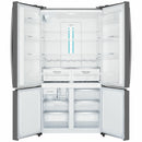 Inside View of Westinghouse 541L French quad Door Fridge WQE6060BB