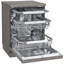 LG XD3A25BS Quadwash Freestanding Dishwasher with 15 Place Settings