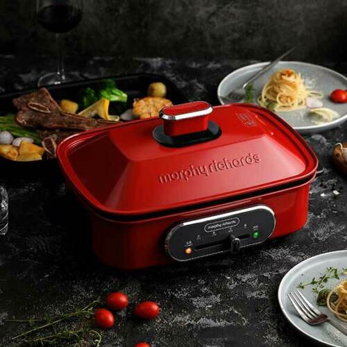 Morphy Richards Multifunction 2.5L Cooking Pot Slow Cooker Steam Fry Grill 562010