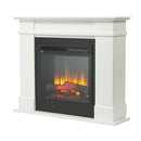 Dimplex 110cm 1.5KW Medium LED Rail Suite Electric Room Fireplace Heater White RAL15AU