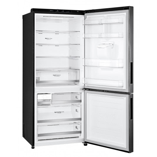 Inside LG 454L GB-W455MBL Bottom Mount Fridge Refrigerator
