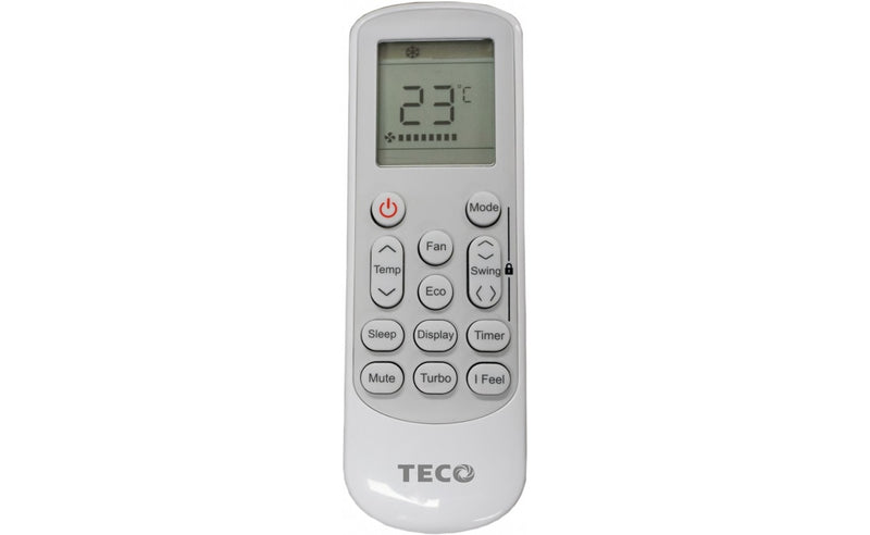 Teco 2.4kW Comfort DC Inverter Split System Air Conditioner TWS-TSO25HVHT remote control