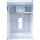 Inside View on CHiQ 410L Top Mount Fridge CTM410NW
