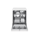 LG XD5B14WH QuadWash® Dishwasher with plates