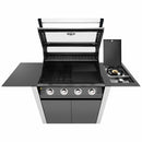 Beefeater BMG1641DA 1600 Series Dark 4 Burner BBQ with Side Burner & Trolley