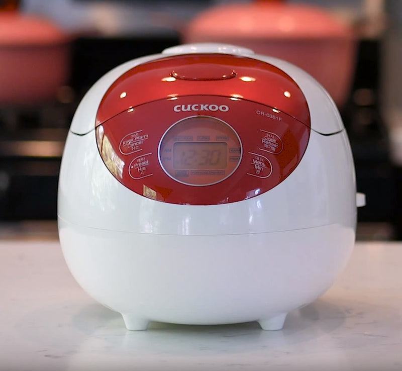 Cuckoo Electric Rice Cooker 3 Cup Fuzzy Series CR-0351F