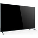 Right angle view Frameless Smart Android TV Off