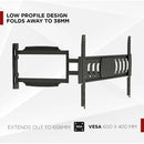 Teco Wall Mount Fit 19"- 50" TV 2 Pivot Monitor Arm 25kgs WM2550TSA