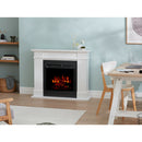 Dimplex 110cm 1.5KW Medium LED Rail Suite Electric Room Fireplace Heater White RAL15AU