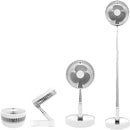 Heller Folding Cordless Desk Pedestal Fan HPCF45