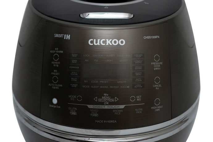 Cuckoo IH 10 Cup Pressure Rice Cooker Dark Grey CRP-CHSS1009FN