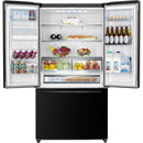 Hisense 577L French Door Fridge Black Steel HRFD577B