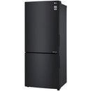 LG 420L Bottom Mount Fridge with Door Cooling in Matte Black Finish GB455MBL